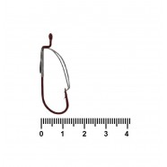 Гачки для риби, Siweida Single Beak SW-39121, 500шт/уп, колір RED, № 1